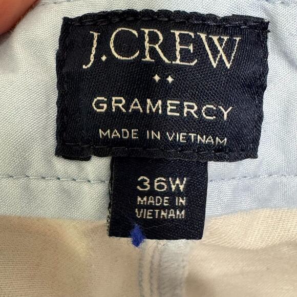 J. Crew Gramercy Shorts Mens 36 Light Blue Pink Flamingos Chino Pockets Beach - Picture 4 of 8